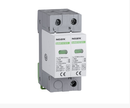Protectie la supratensiune AC Noark Ex9UE1+2, 2P