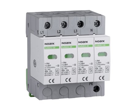 Protectie la supratensiune AC Noark Ex9UE2, 4P