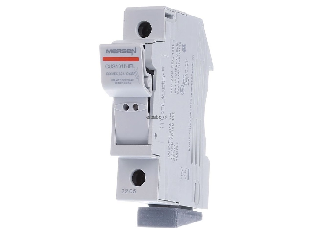 MERSEN DC biztosító aljzat, 32A 1000V