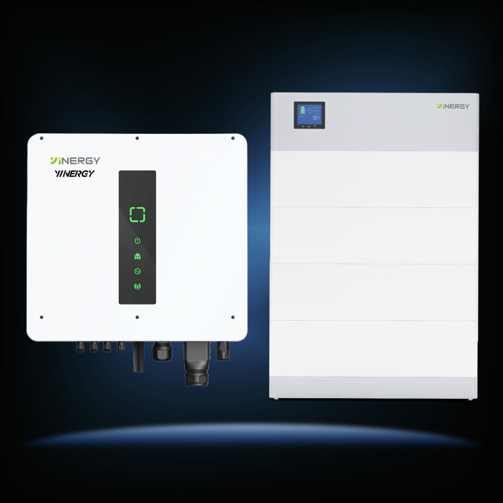 Pachet hibrid Yinergy trifazat 8kW/10kWh HV, BMS inclus