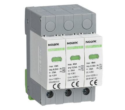 Descarcator DC Noark 3P T1+T2, 1200V