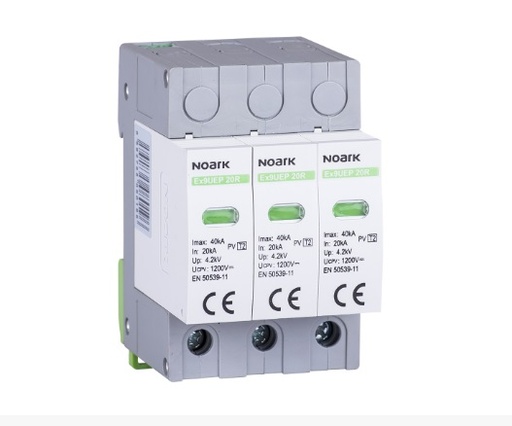 [DCTFN203P1] Descarcator DC Noark Ex9UEP T2 3P 1200V